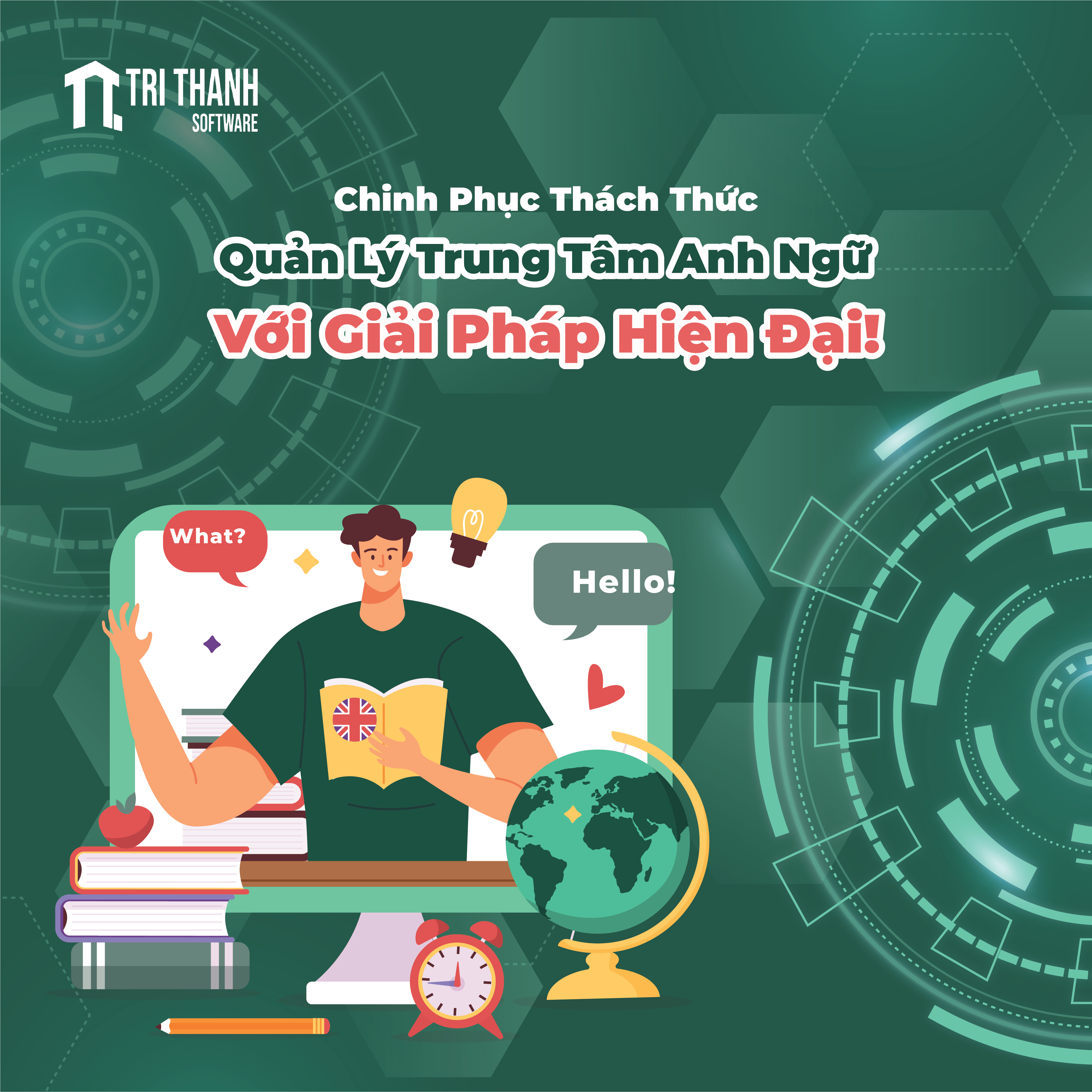 quản lí trung tâm anh ngữ với phần mềm